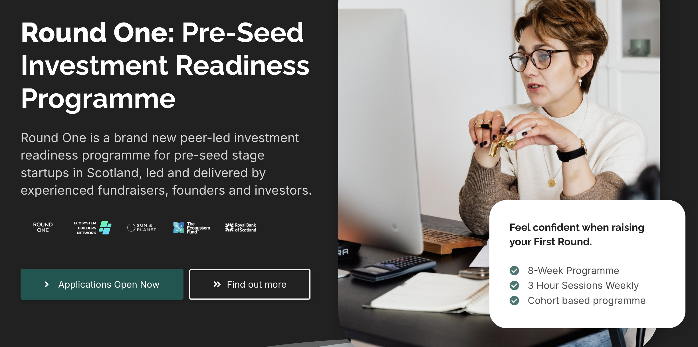 Round One Investment Readiness Program