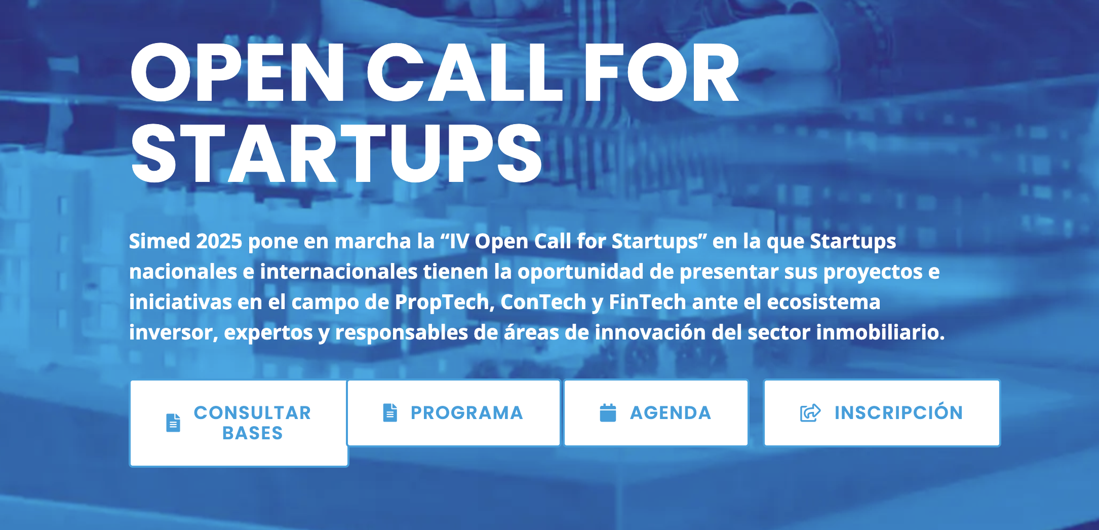 Simed IV Open Call for Startups