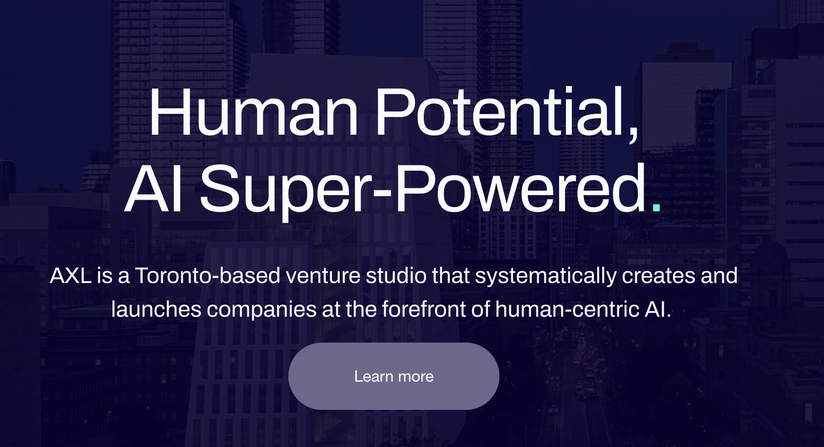 AXL Venture Studio AI Startup Initiative