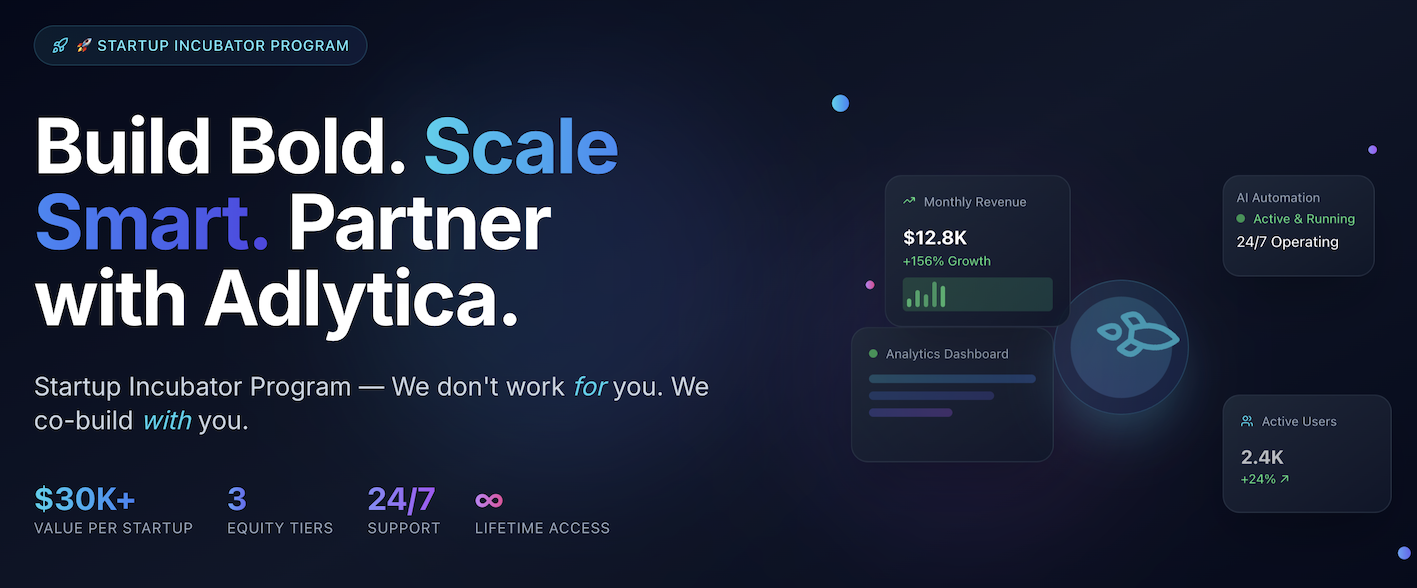 Adlytica Startup Incubator